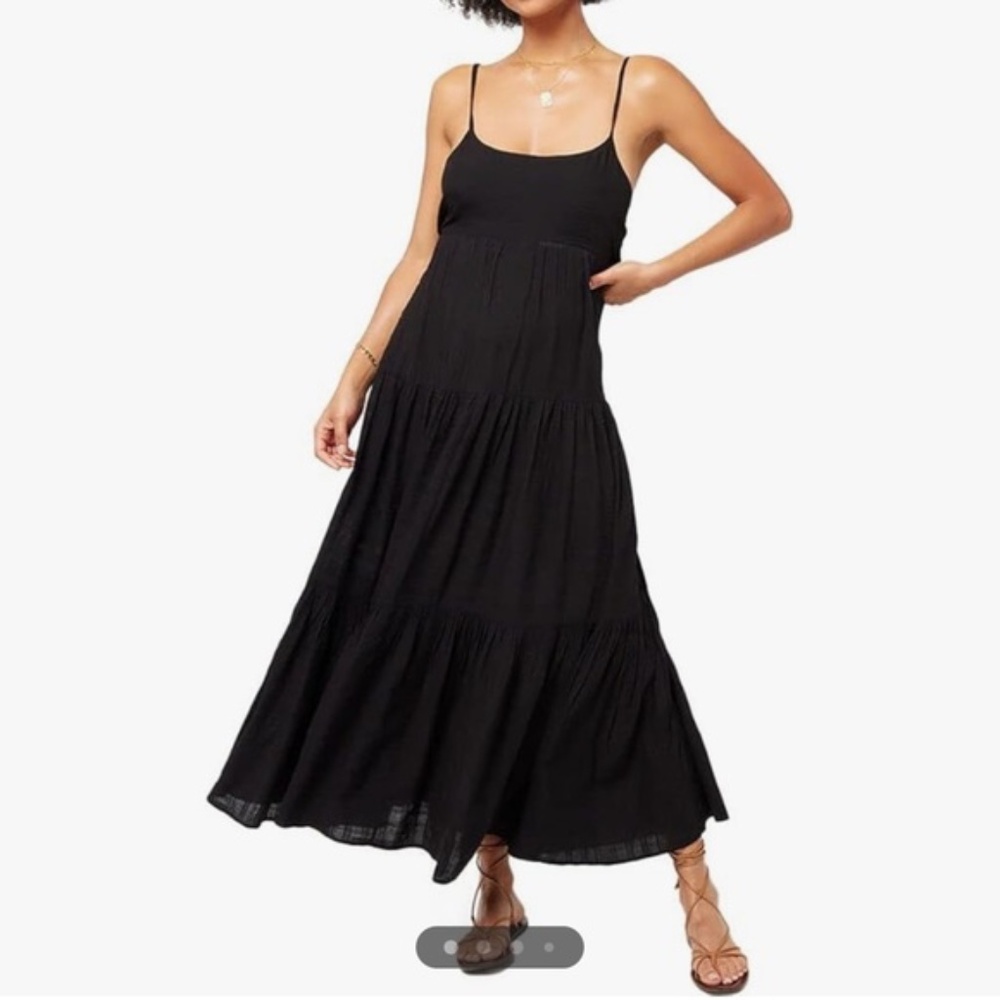 LSPACE Black Santorini Dress